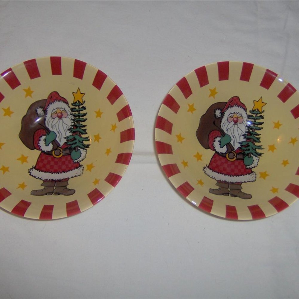 VTG Arcoroc Christmas Cereal Soup Bowls